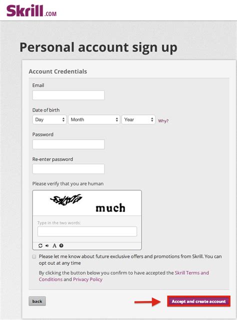 How to Open an account with Skrill .